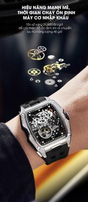 Đồng hồ HANBORO 932 dây silicone chính hãng – Vuwatch 