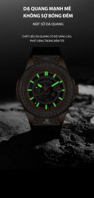 Bộ đồng hồ HANBORO 842-2 dây silicone chính hãng tại Vũ Watch – Gồm hộp, thẻ bảo hành và phụ kiện chính hãng đầy đủ.