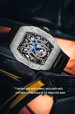 Trọn bộ đồng hồ HANBORO 922 chính hãng tại Vũ Watch – Bao gồm hộp đựng và phụ kiện sang trọng.